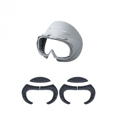 Pour les lunettes PICO 4 Hibloks VR, coussin facial élargi, coussin de protection respirant, spécification : 2 pièces en coton PU SH3502626-010